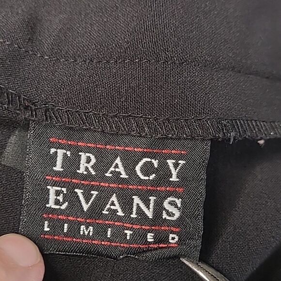 Tracy Evans limit sz 16 black tiered midi skirt - Picture 6 of 7